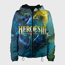 Куртка с капюшоном женская Heroes of Might and Magic, цвет: 3D-черный