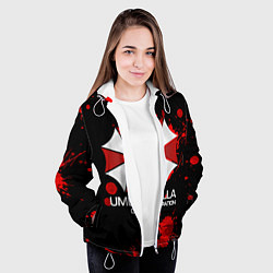 Куртка с капюшоном женская UMBRELLA CORP, цвет: 3D-белый — фото 2