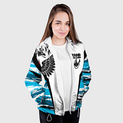 Куртка с капюшоном женская ВМФ России камуфляж, цвет: 3D-белый — фото 2