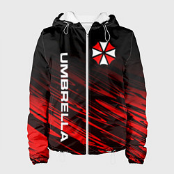 Куртка с капюшоном женская UMBRELLA CORPORATION, цвет: 3D-белый