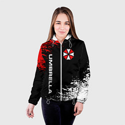 Куртка с капюшоном женская UMBRELLA CORPORATION, цвет: 3D-белый — фото 2