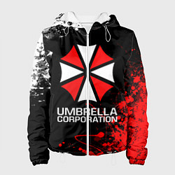 Куртка с капюшоном женская UMBRELLA CORPORATION, цвет: 3D-белый