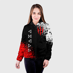 Куртка с капюшоном женская THE WITCHER, цвет: 3D-черный — фото 2