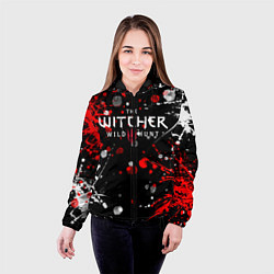Куртка с капюшоном женская THE WITCHER, цвет: 3D-черный — фото 2