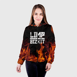 Куртка с капюшоном женская LIMP BIZKIT, цвет: 3D-черный — фото 2