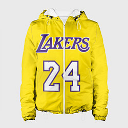 Куртка с капюшоном женская Kobe Bryant 24, цвет: 3D-белый