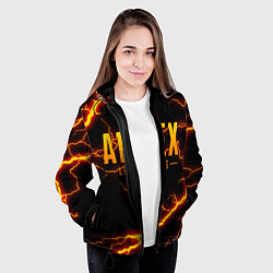 Куртка с капюшоном женская APEX LEGENDS, цвет: 3D-черный — фото 2