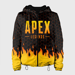 Куртка с капюшоном женская APEX LEGENDS, цвет: 3D-черный