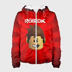 Куртка с капюшоном женская ROBLOX, цвет: 3D-белый