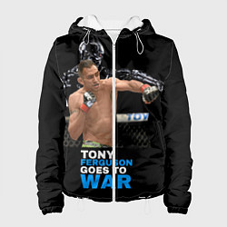 Куртка с капюшоном женская Tony Ferguson, цвет: 3D-белый