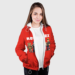 Куртка с капюшоном женская ROBLOX, цвет: 3D-белый — фото 2