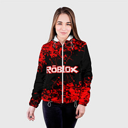 Куртка с капюшоном женская Roblox, цвет: 3D-белый — фото 2