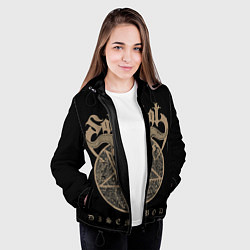 Куртка с капюшоном женская Sabbat, цвет: 3D-черный — фото 2