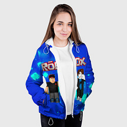 Куртка с капюшоном женская ROBLOX, цвет: 3D-белый — фото 2
