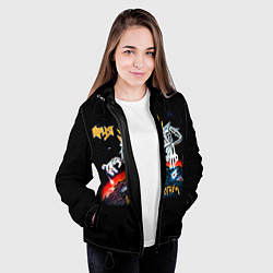 Куртка с капюшоном женская Ария, цвет: 3D-черный — фото 2