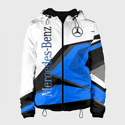 Куртка с капюшоном женская Mercedes-Benz, цвет: 3D-черный