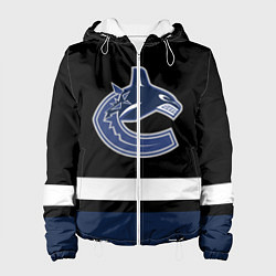 Куртка с капюшоном женская Vancouver Canucks, цвет: 3D-белый