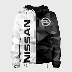 Куртка с капюшоном женская NISSAN, цвет: 3D-черный