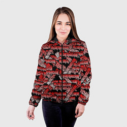 Куртка с капюшоном женская Iron Maiden, цвет: 3D-черный — фото 2