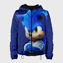 Куртка с капюшоном женская SONIC, цвет: 3D-черный