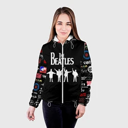 Куртка с капюшоном женская Beatles, цвет: 3D-белый — фото 2
