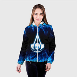 Куртка с капюшоном женская Assassin??s Creed, цвет: 3D-белый — фото 2