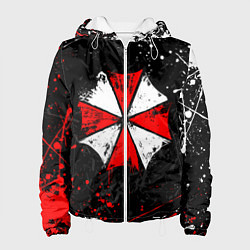 Куртка с капюшоном женская RESIDENT EVIL UMBRELLA, цвет: 3D-белый