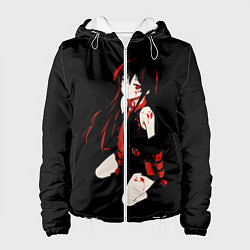 Куртка с капюшоном женская Anime Girl, цвет: 3D-белый