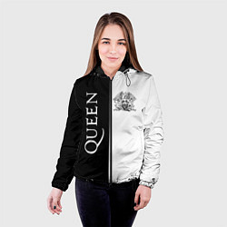 Куртка с капюшоном женская Queen, цвет: 3D-черный — фото 2