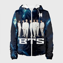 Куртка с капюшоном женская BTS, цвет: 3D-белый