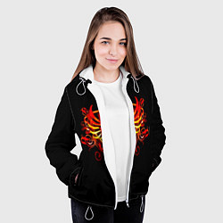 Куртка с капюшоном женская Sabaton, цвет: 3D-белый — фото 2