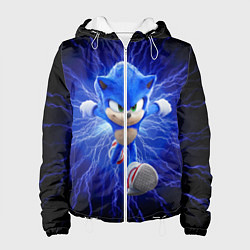 Куртка с капюшоном женская SONIC, цвет: 3D-белый