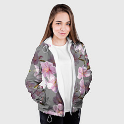 Куртка с капюшоном женская САКУРА, цвет: 3D-белый — фото 2