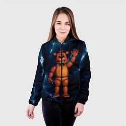Куртка с капюшоном женская Five Nights At Freddys, цвет: 3D-черный — фото 2