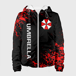 Куртка с капюшоном женская UMBRELLA CORP, цвет: 3D-белый