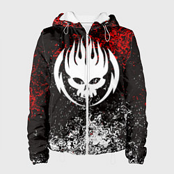 Куртка с капюшоном женская THE OFFSPRING, цвет: 3D-белый