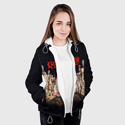 Куртка с капюшоном женская Kreator 16, цвет: 3D-белый — фото 2