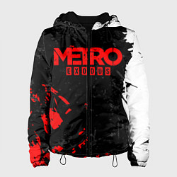 Куртка с капюшоном женская METRO EXODUS, цвет: 3D-черный