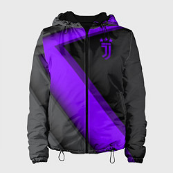 Куртка с капюшоном женская Juventus F C, цвет: 3D-черный