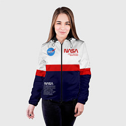 Куртка с капюшоном женская NASA, цвет: 3D-черный — фото 2