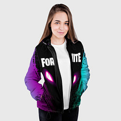 Куртка с капюшоном женская FORTNITE, цвет: 3D-черный — фото 2