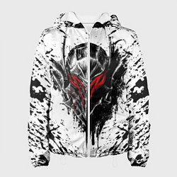 Куртка с капюшоном женская BERSERK, цвет: 3D-белый