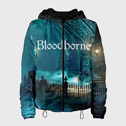 Куртка с капюшоном женская Bloodborne, цвет: 3D-черный