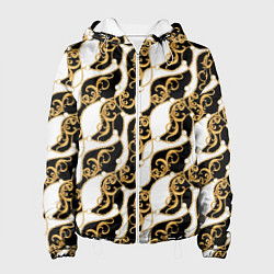Куртка с капюшоном женская Versace, цвет: 3D-белый