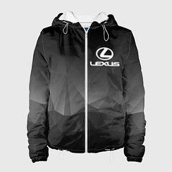 Куртка с капюшоном женская LEXUS, цвет: 3D-белый
