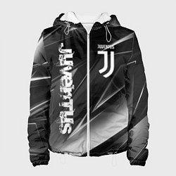 Куртка с капюшоном женская JUVENTUS, цвет: 3D-белый