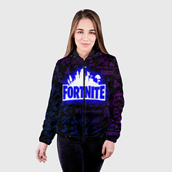 Куртка с капюшоном женская FORTNITE, цвет: 3D-черный — фото 2
