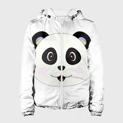 Куртка с капюшоном женская Panda, цвет: 3D-белый