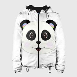 Куртка с капюшоном женская Panda, цвет: 3D-черный
