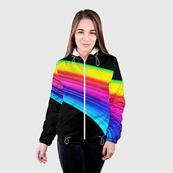 Куртка с капюшоном женская ABSTRACT TREND, цвет: 3D-белый — фото 2